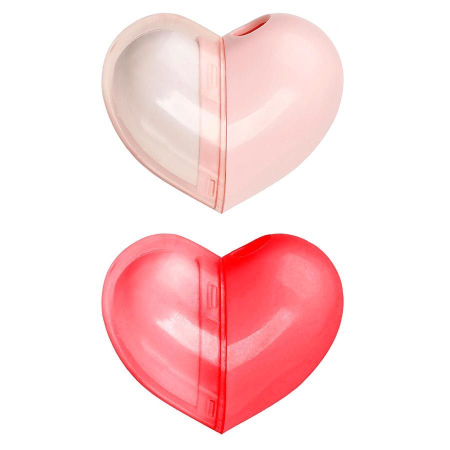 Apontador Molin C/Depósito e Borracha coração Unidade Sortido