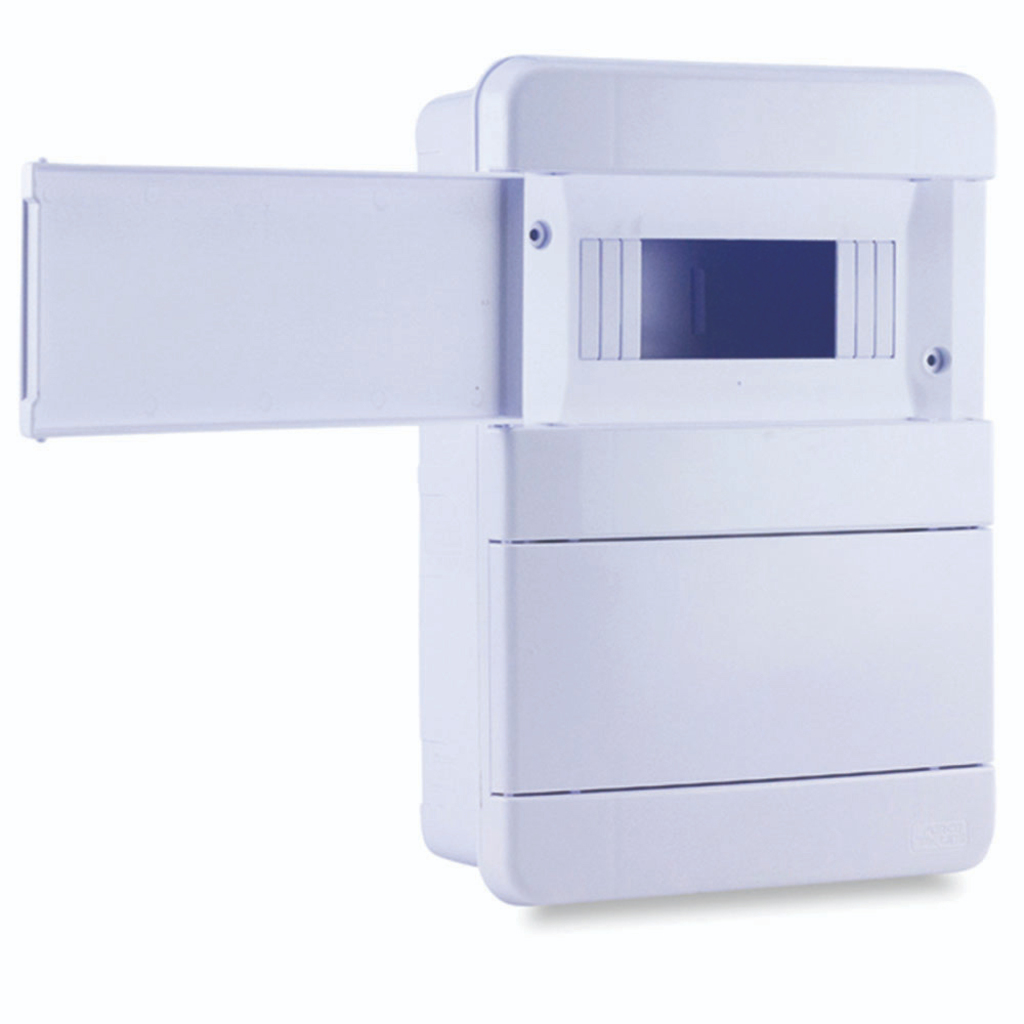 Quadro de Distribuição Embutir 16 Din Force Line - Branco - 0600300018