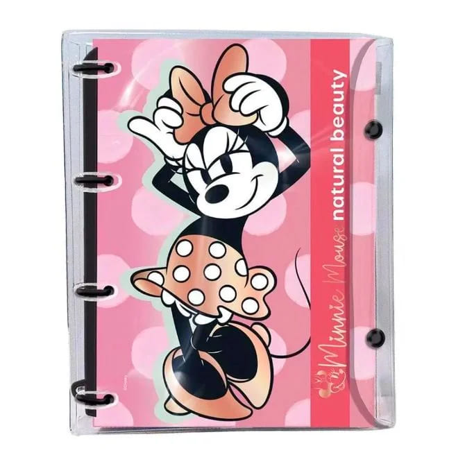 Fichário DAC Universitário Disney Minnie + Grande com Capa em PVC Cristal