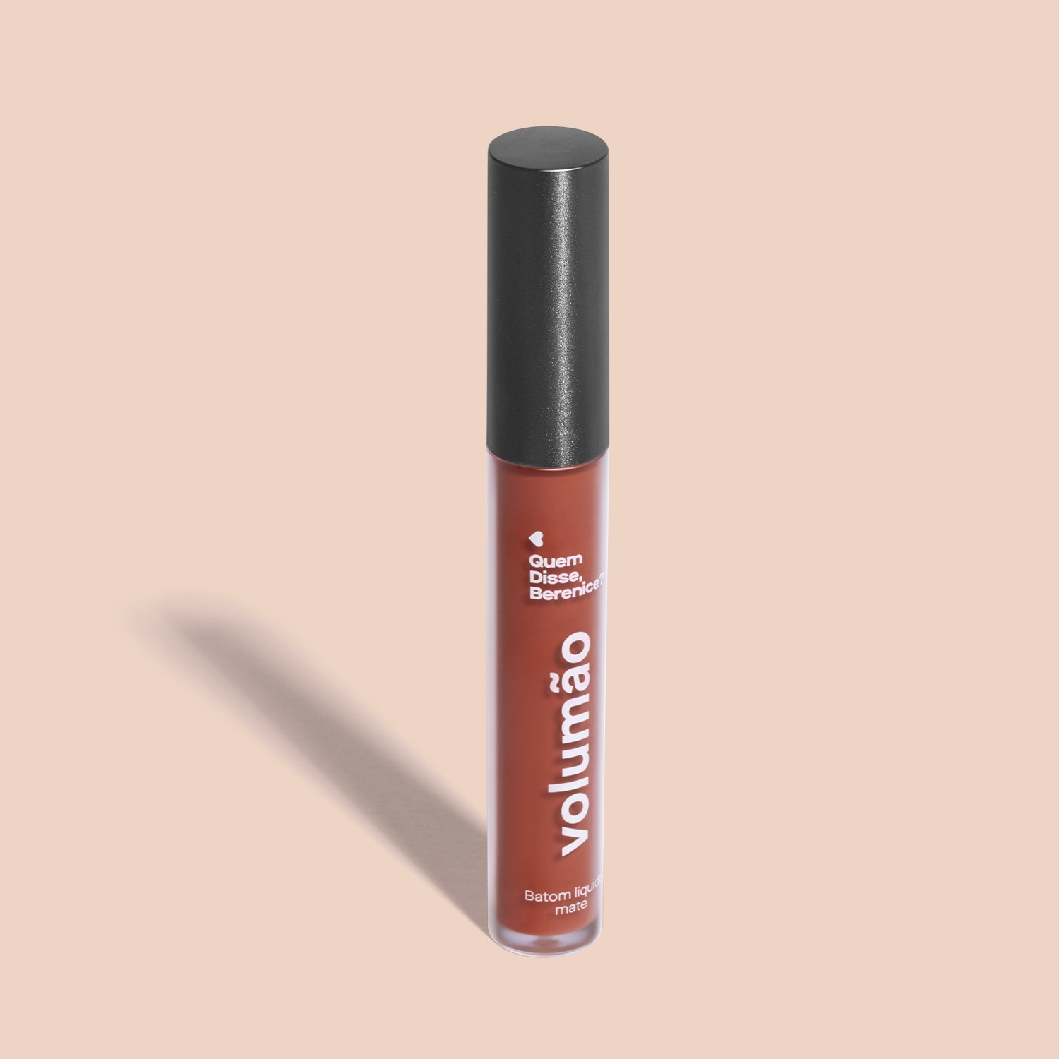 Quem Disse, Berenice? Volumão Marrom Tamarali - Batom Líquido 4ml