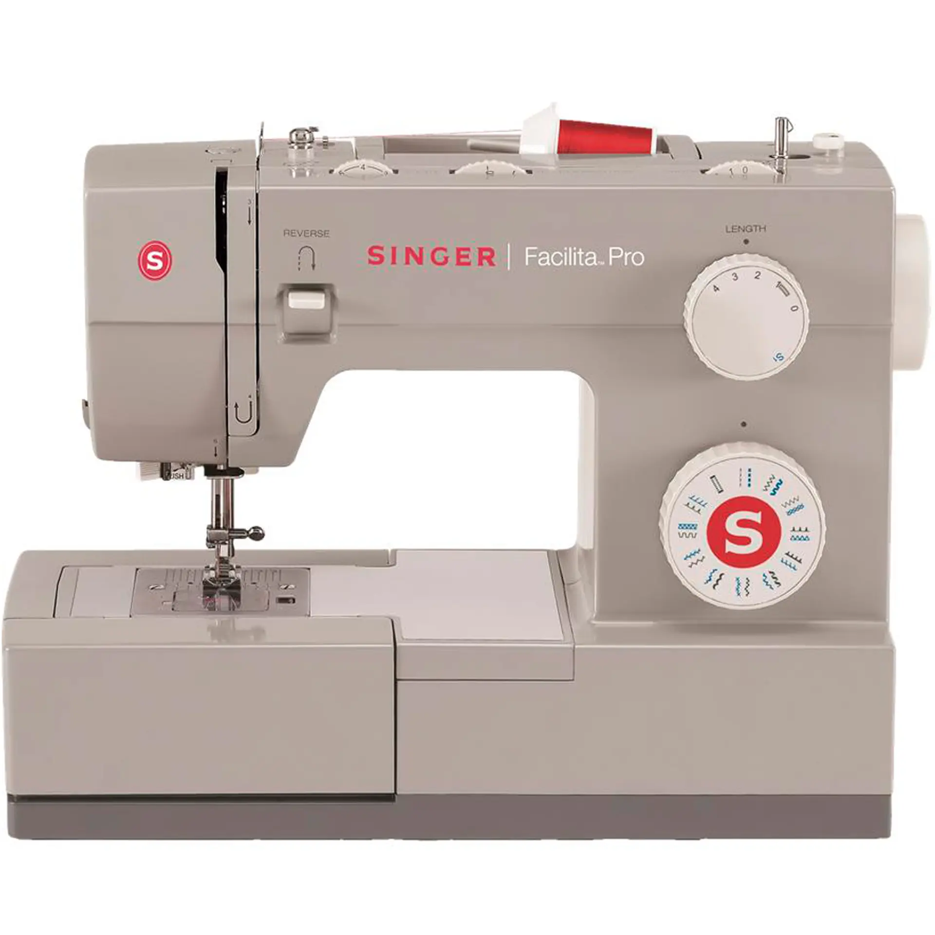 Máquina de Costura Singer Facilita Pro 4423 22 Pontos Base em Aço - Cinza - 110 Volts