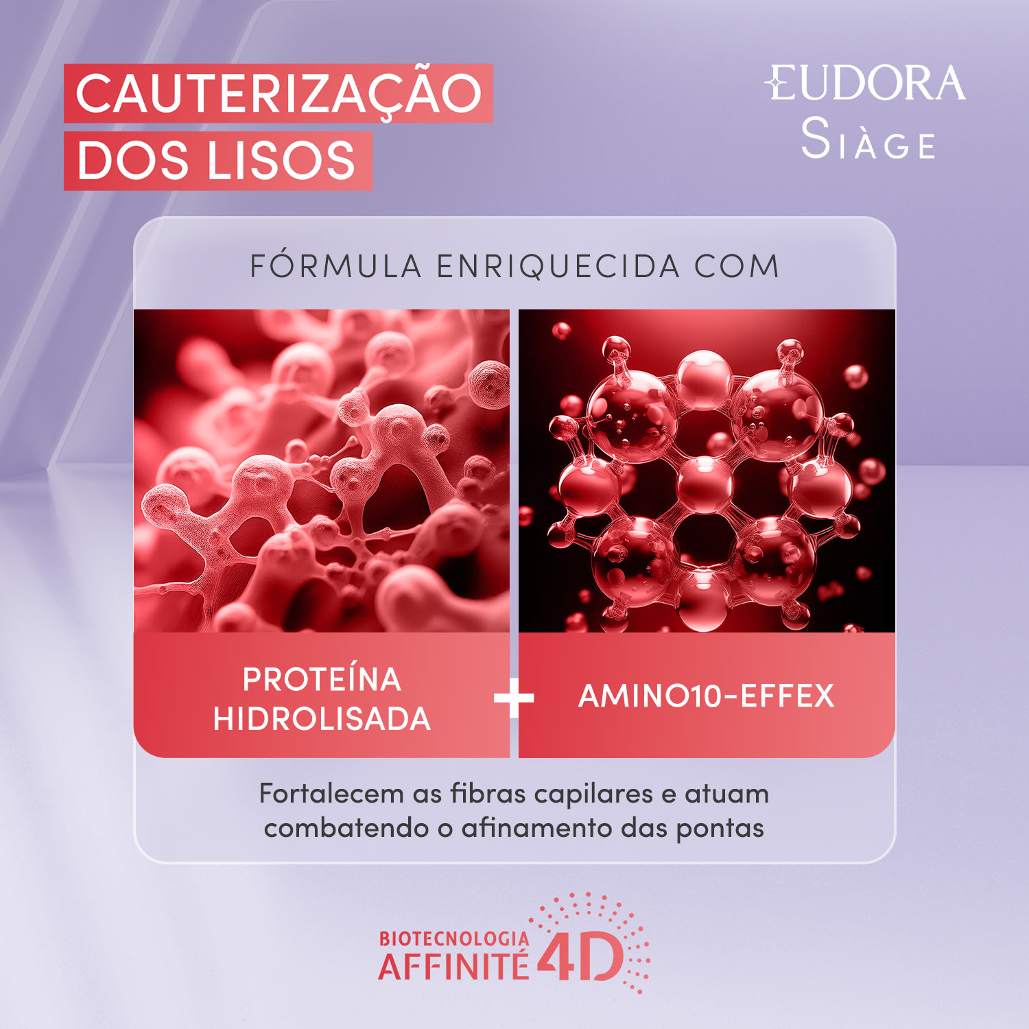 Leave-in Capilar Siàge Cauterização dos Lisos 100ml