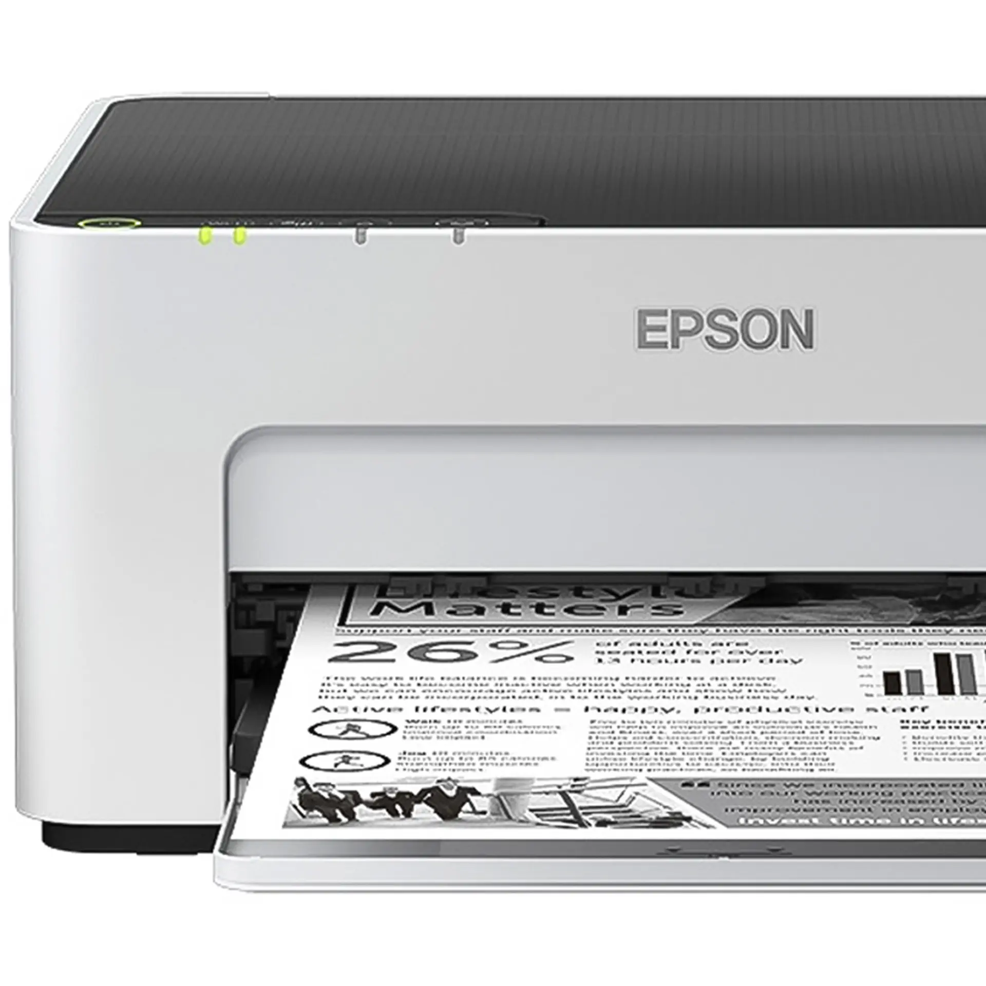 Impressora Epson Ecotank M1120 Preto WiFi Direct - Branco - Bivolt