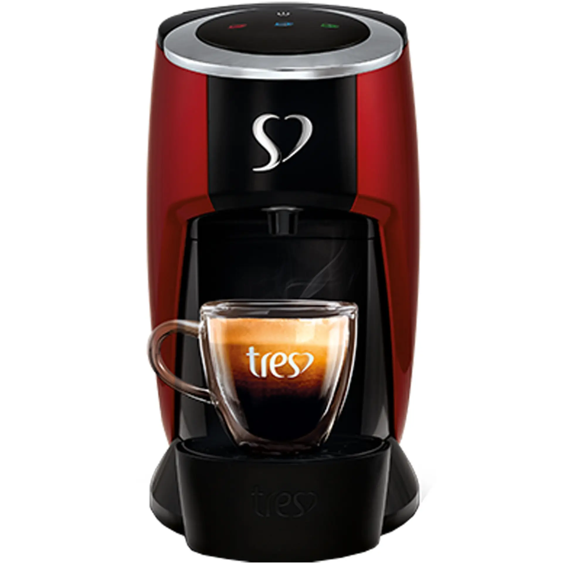 Kit Cafeteira Espresso Touch e Cápsula de Café Tradicional Três Corações - Vermelho - 220 Volts