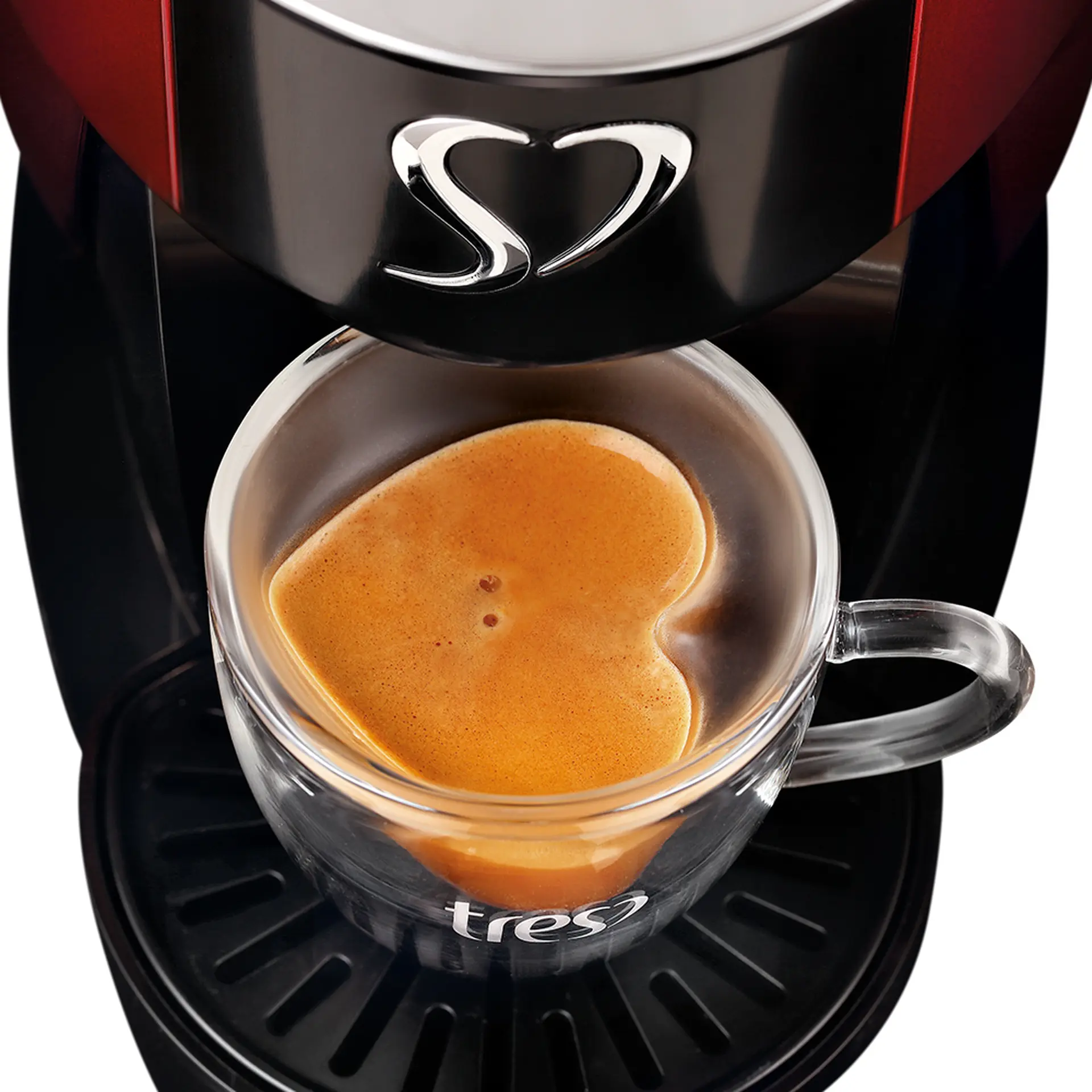 Kit Cafeteira Espresso Touch e Cápsula de Café Tradicional Três Corações - Vermelho - 220 Volts