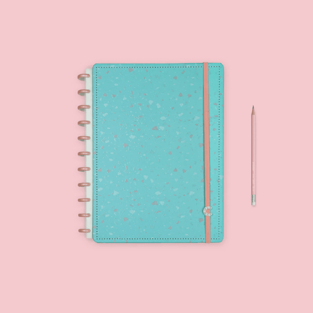 Caderno Inteligente Be Joy By Ju Baltar Grande 60 Folhas com Pauta e 20 Folhas Lisas