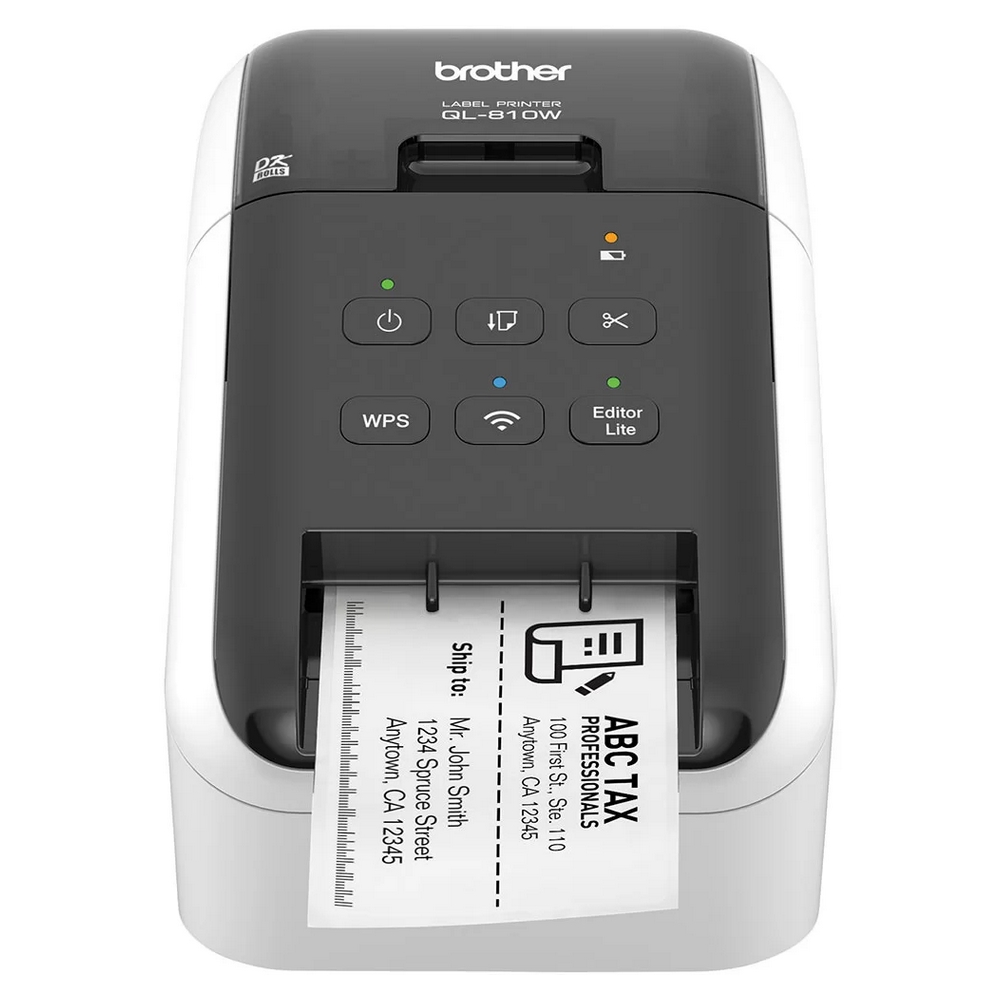 Impressora Térmica para Código de Barras Brother 300dpi QL810W USB WIFi