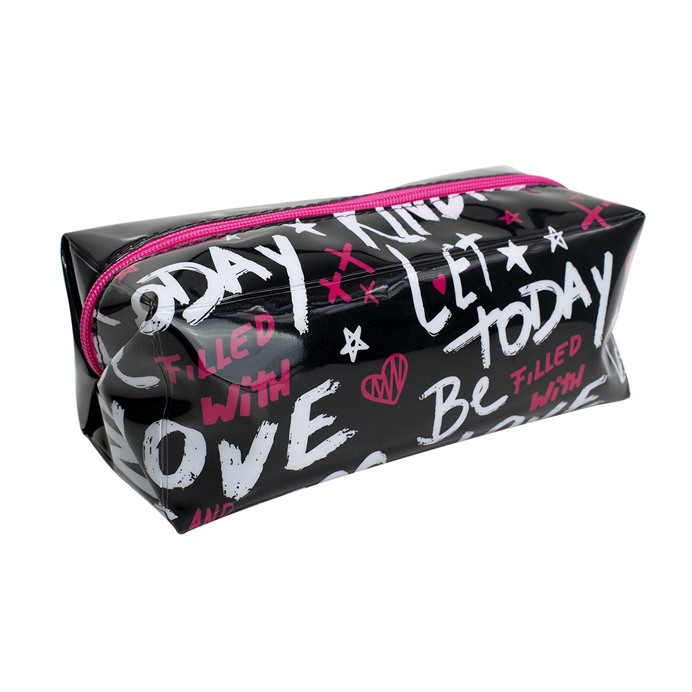 Estojo Escolar DAC College Grande em PVC Cristal