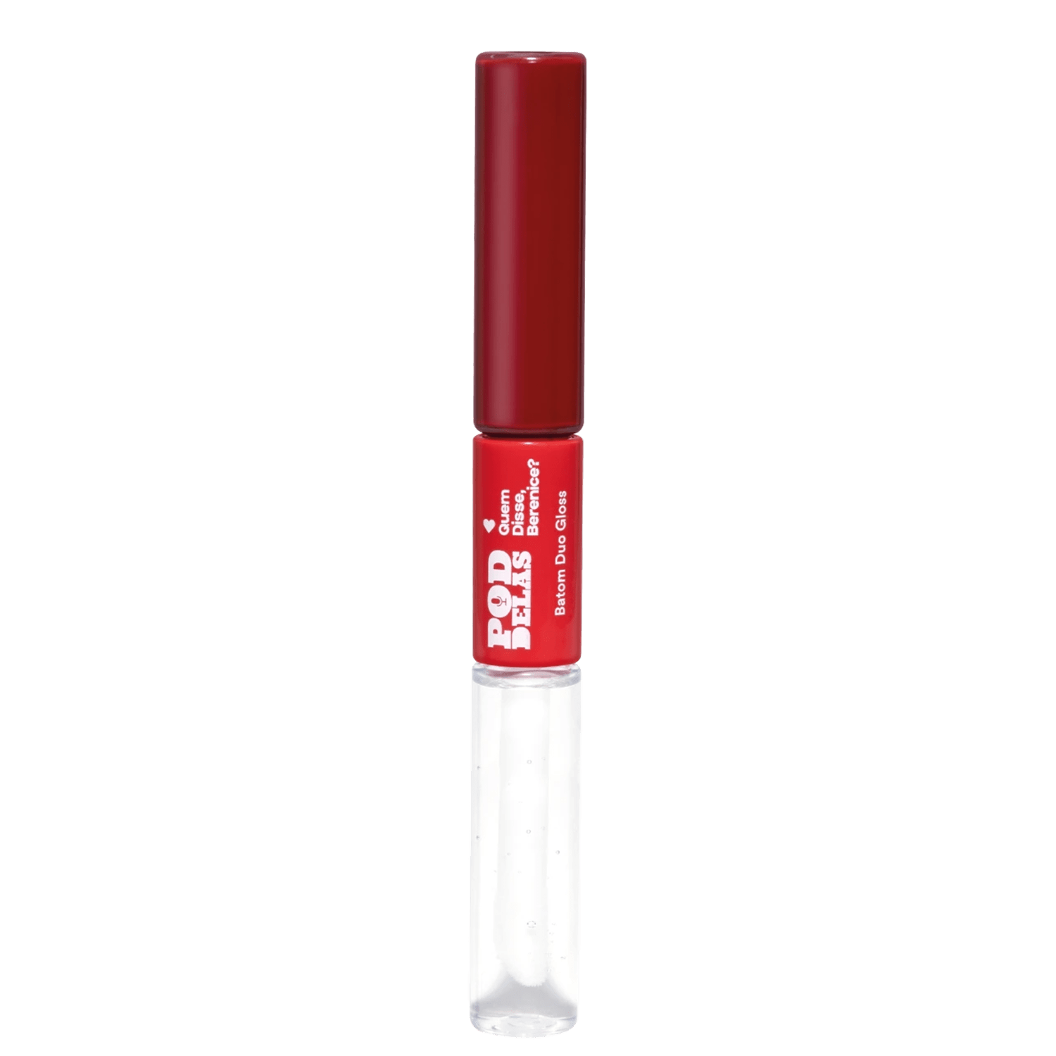 Quem Disse, Berenice? QDB Pod Delas Vermelho se Inscreve - Batom Duo Gloss 8ml