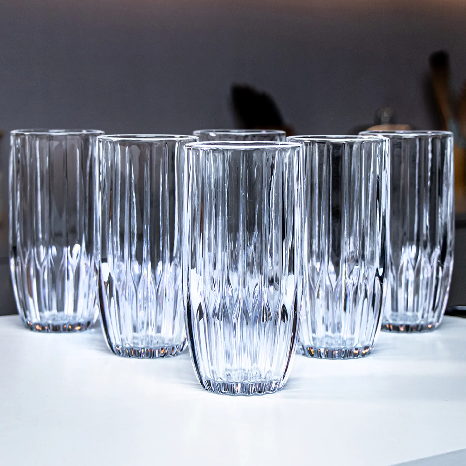 Conjunto de Copos 365ml 6 Peças Elegance Mark Blank