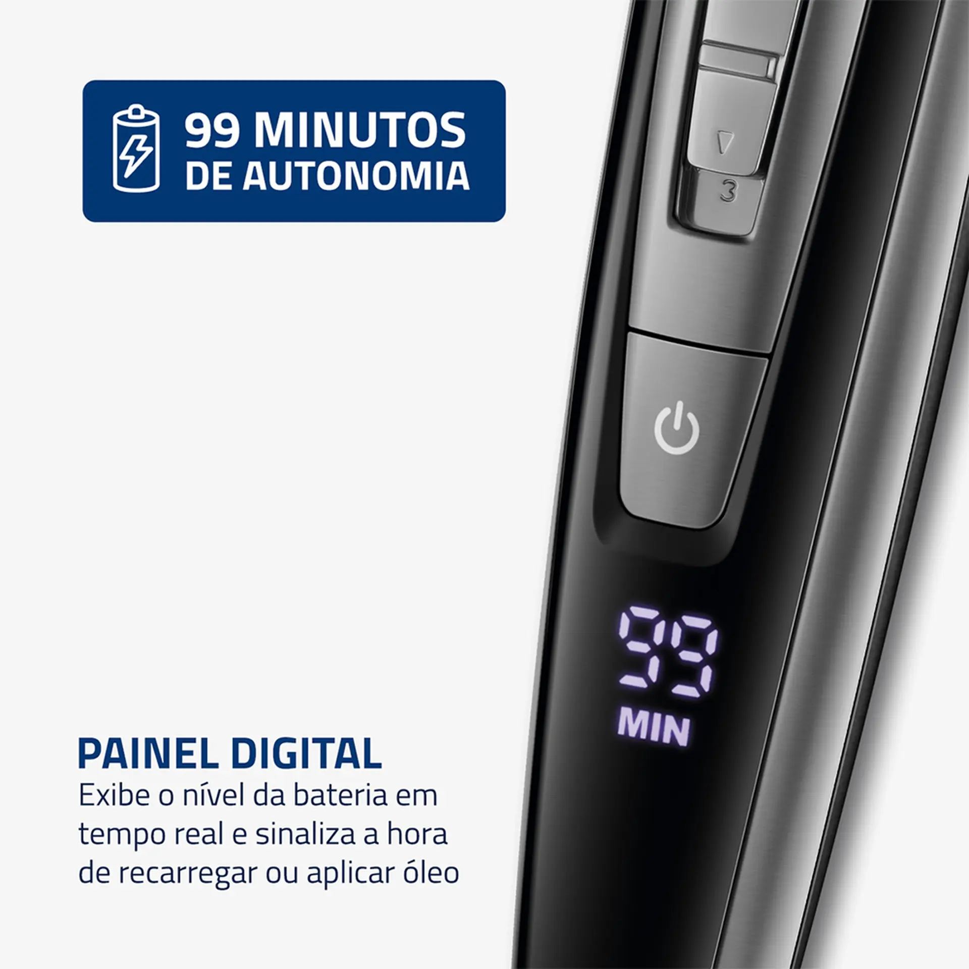 Aparador de Pelos Mondial Pratic Groom com 5 Pentes BG-09 - Preto - Bivolt