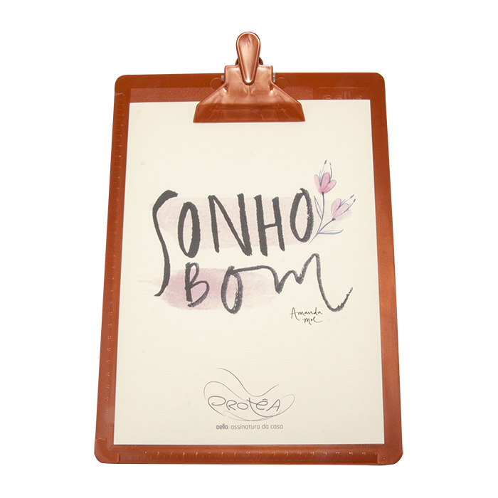 Prancheta Acrílica Dello Color Cobre