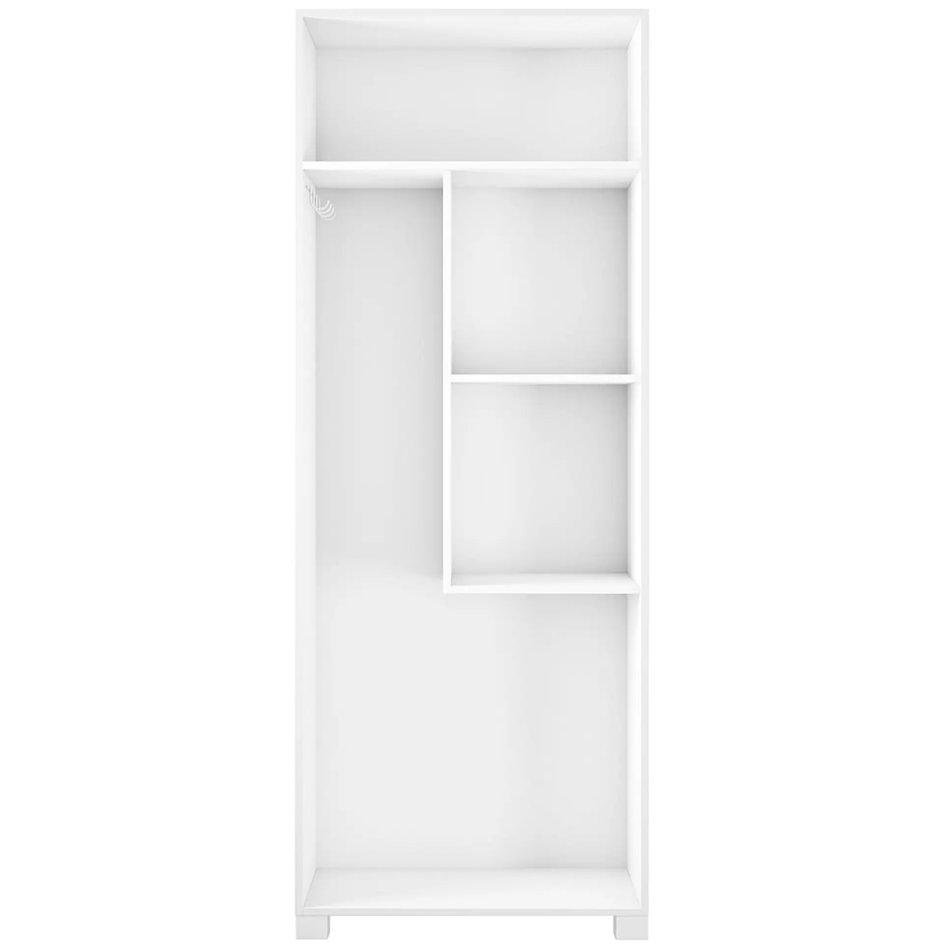 Armário Multiuso 2 Portas Bater 3 Prateleiras NT 4015 Notável - Branco