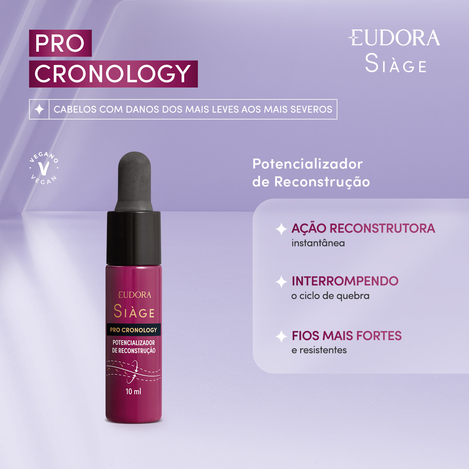 Potencializador de Reconstrução Siàge Pro Cronology 10ml