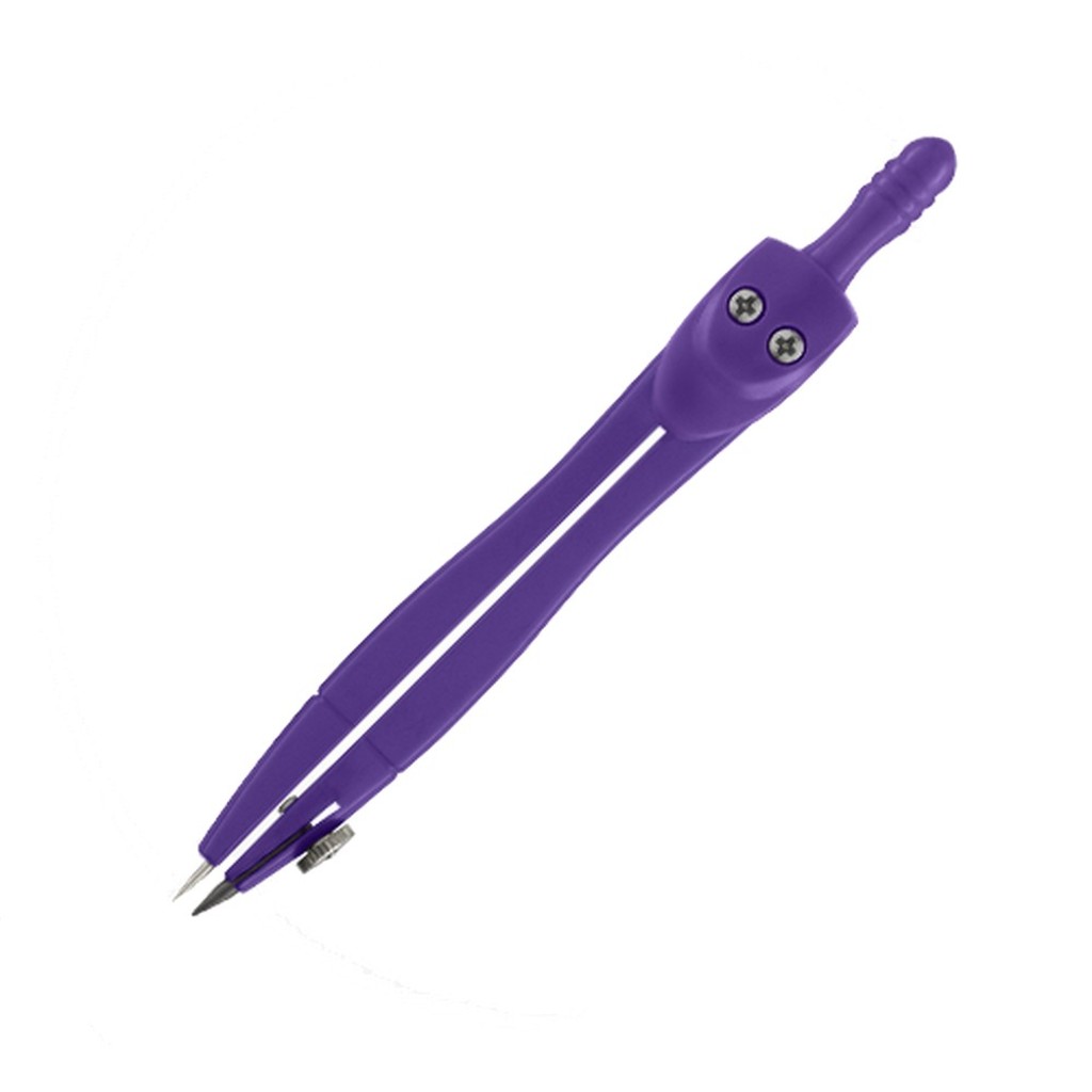 Compasso Escolar BRW em Metal Neon Sortido