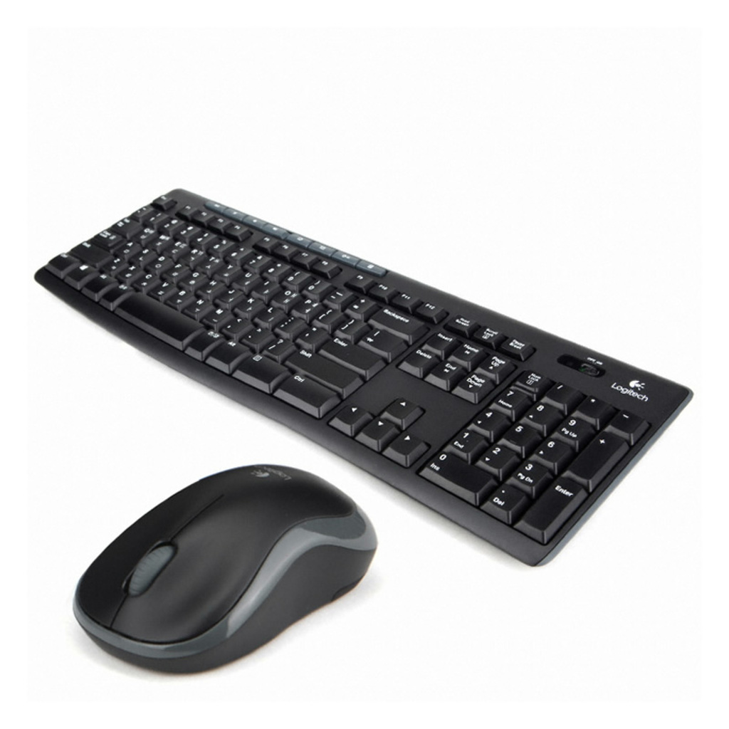 Kit Teclado + Mouse sem Fio Logitech MK270 Preto - 920-004433