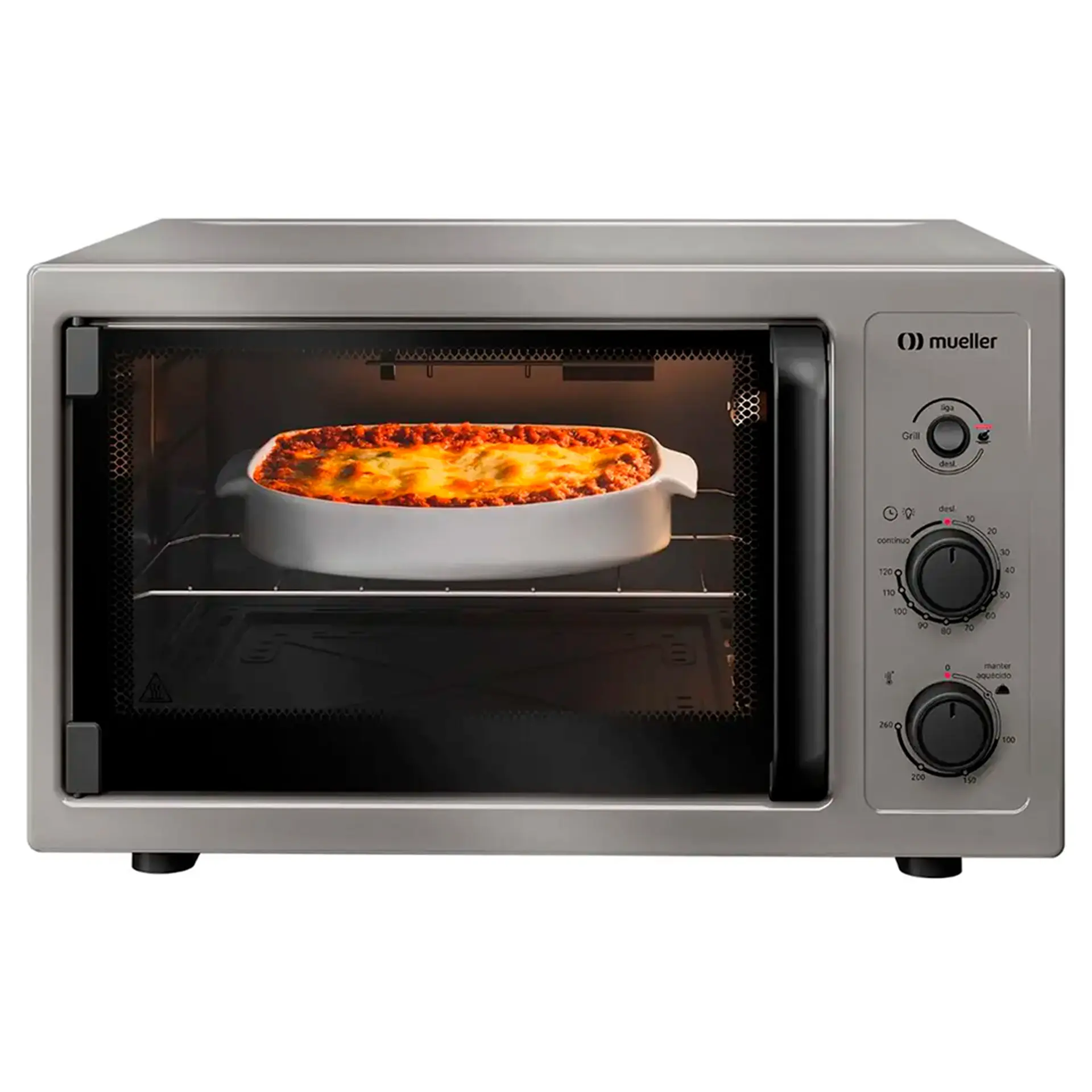 Forno Elétrico de Bancada 50L Mueller MFB50B 1800W - Titanium - 110 Volts