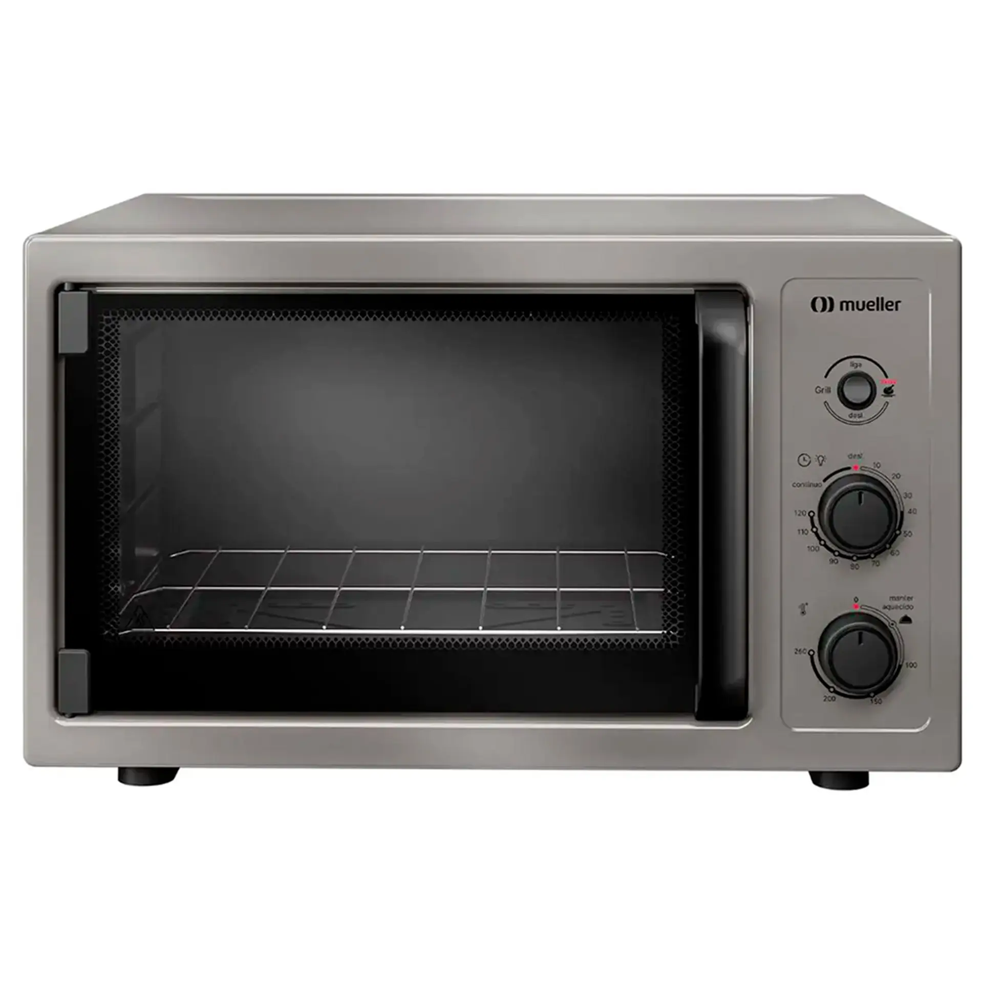 Forno Elétrico de Bancada 50L Mueller MFB50B 1800W - Titanium - 110 Volts