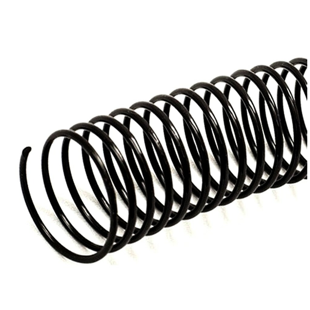 Espiral para Encadernação 33mm Pacote com 27 Unidades Preto - Usa Folien - 7422