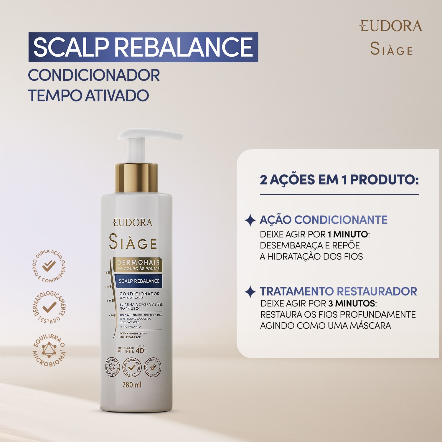 Condicionador Siàge Dermo Hair Scalp Rebalance 280ml