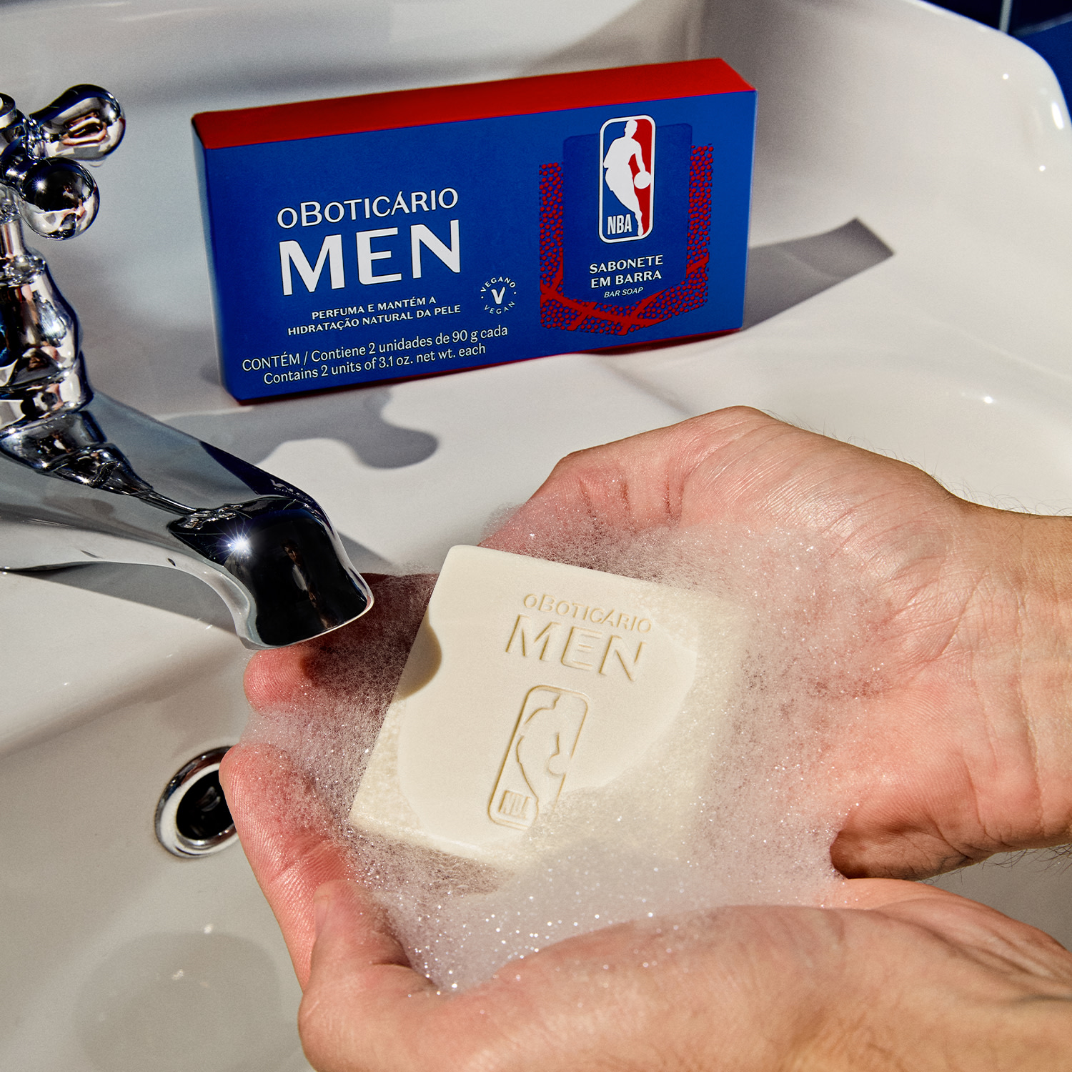 Kit Sabonete Em Barra Men NBA 2x90g