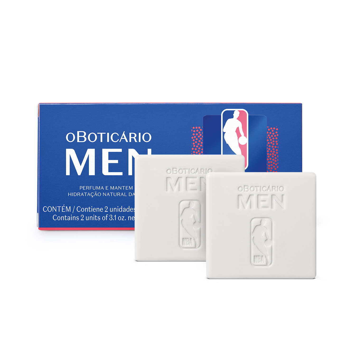 Kit Sabonete Em Barra Men NBA 2x90g