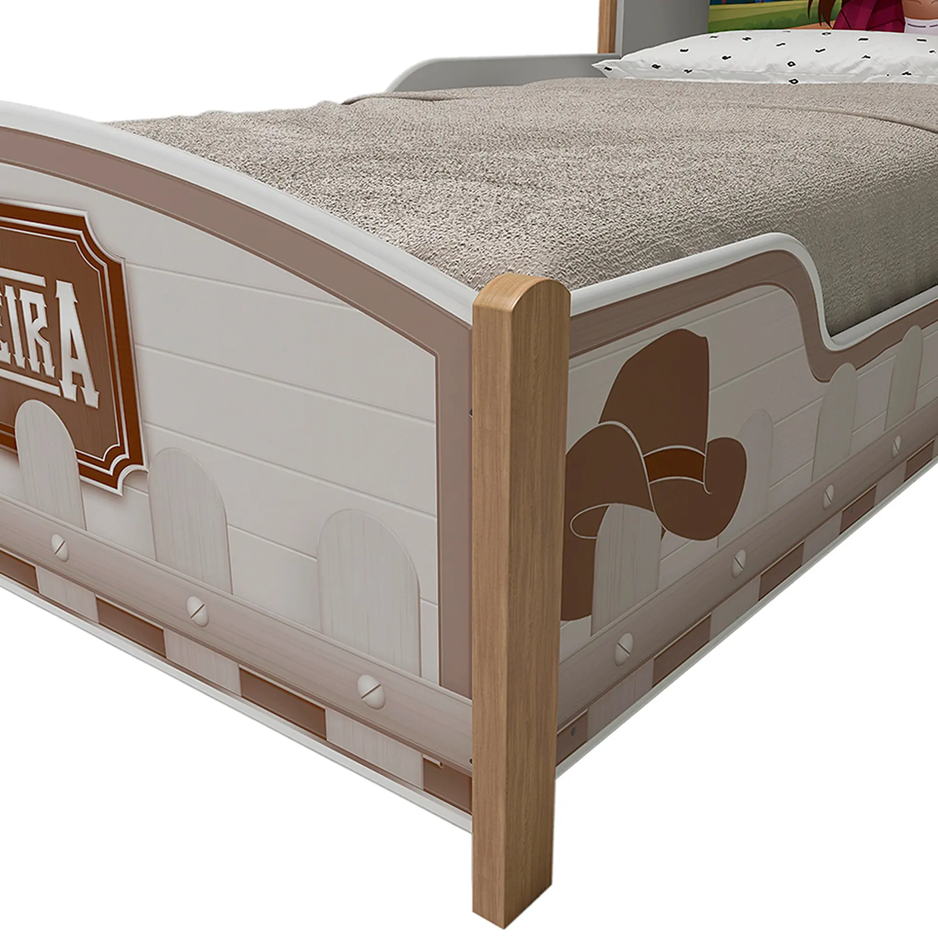 Cama Infantil Gelius Boiadeira - Branco