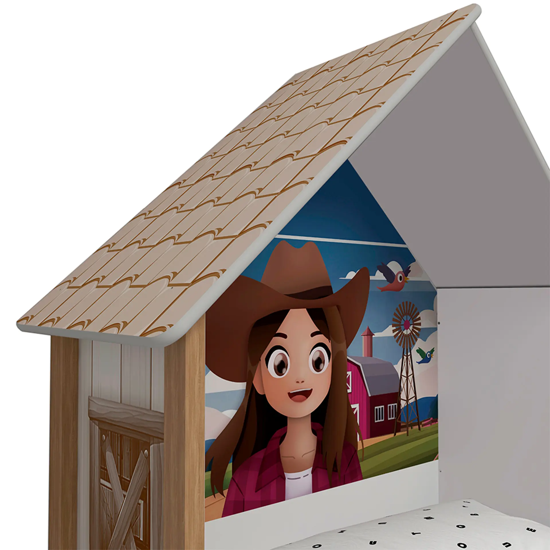 Cama Infantil Gelius Boiadeira - Branco