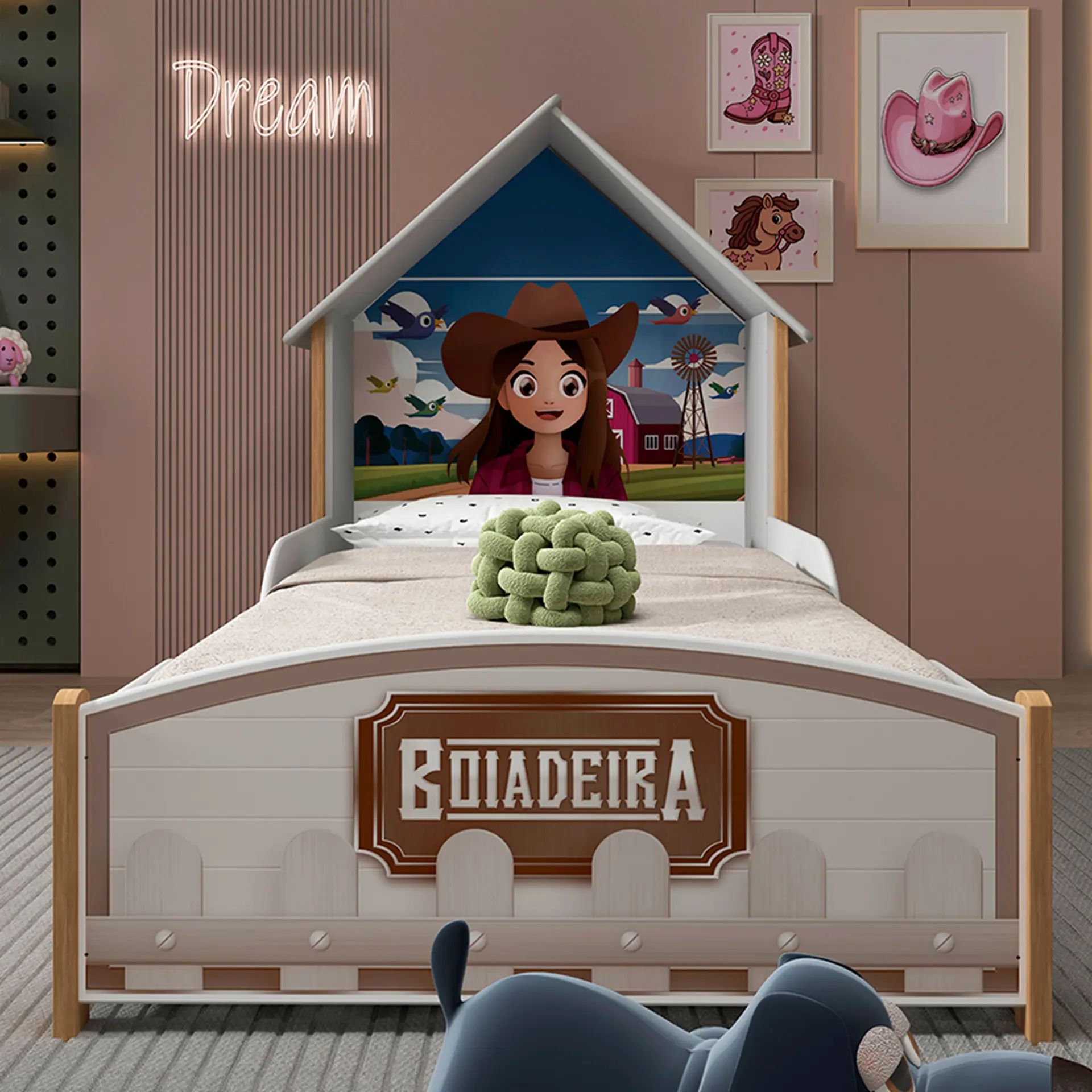Cama Infantil Gelius Boiadeira - Branco