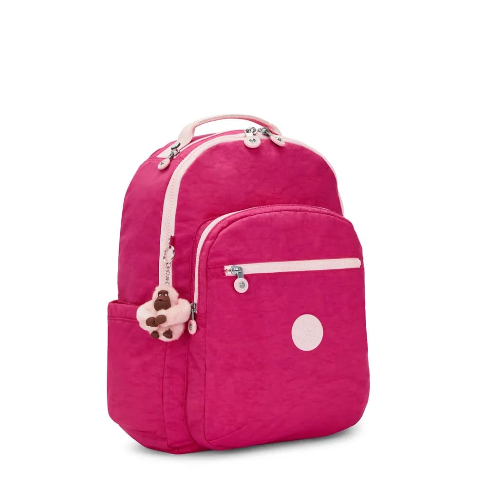 Mochila Kipling Seoul Pappy Grande Rosa