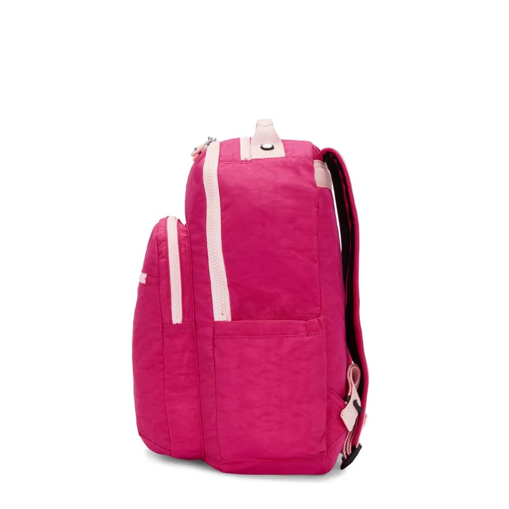 Mochila Kipling Seoul Pappy Grande Rosa