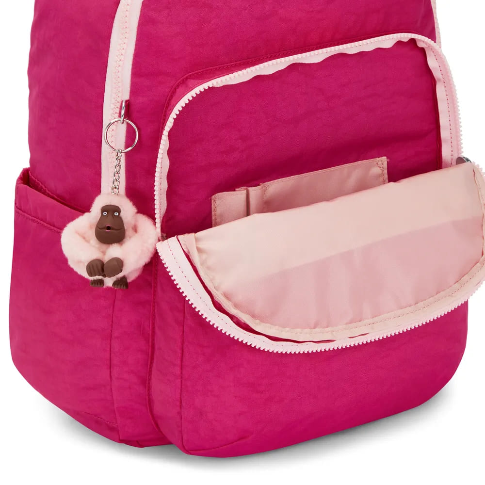 Mochila Kipling Seoul Pappy Grande Rosa