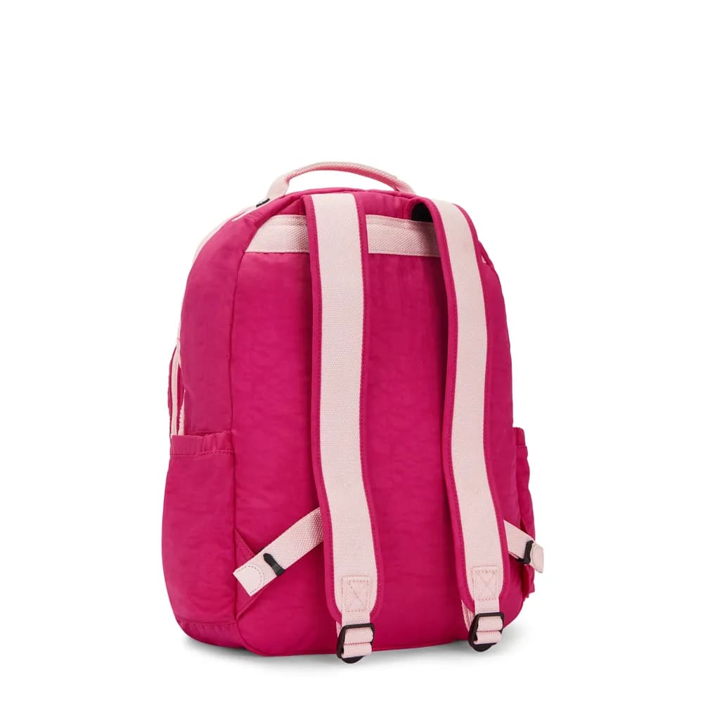 Mochila Kipling Seoul Pappy Grande Rosa