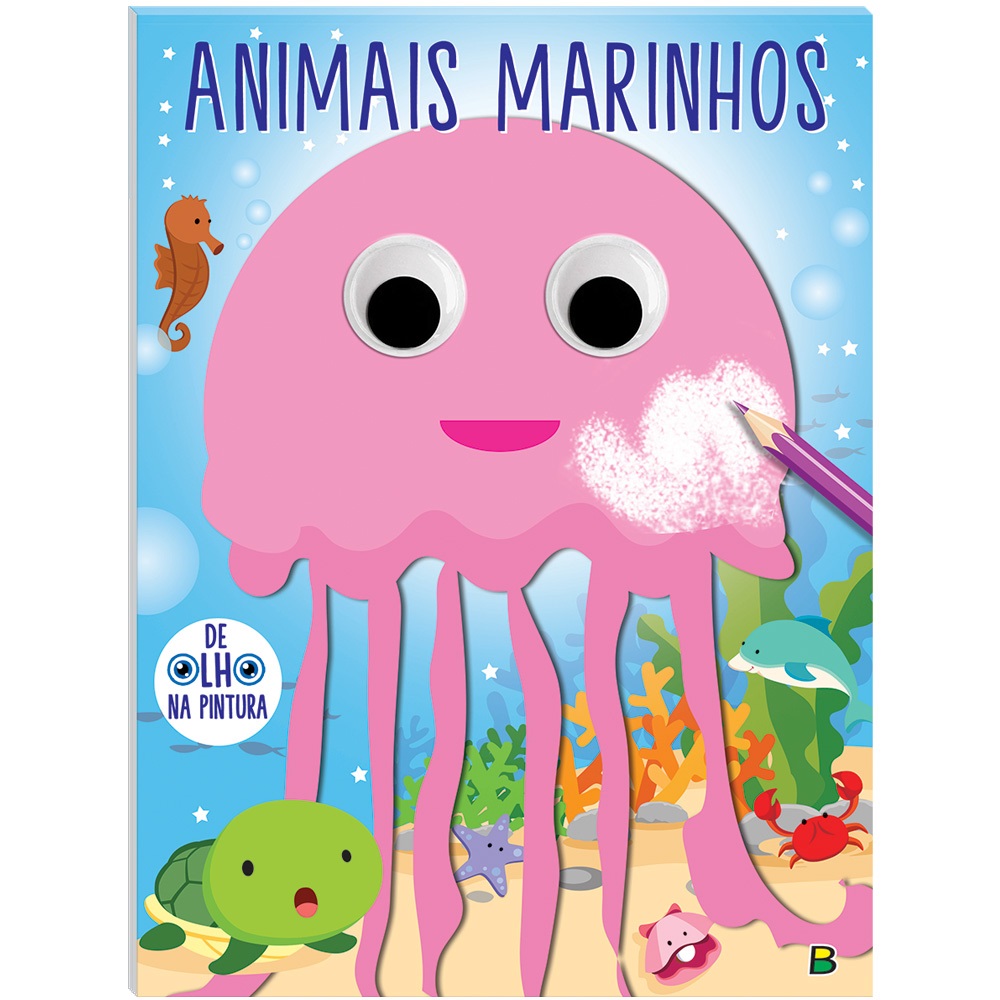 De Olho na Pintura Animais Marinhos TodoLivro