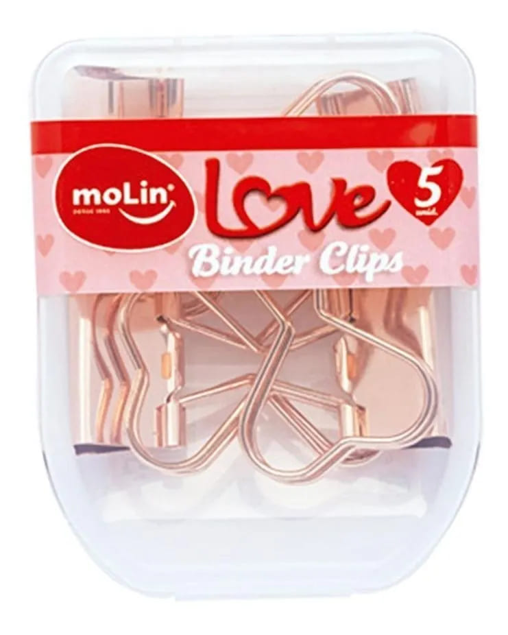 Prendedor de Papel Molin Love Rose