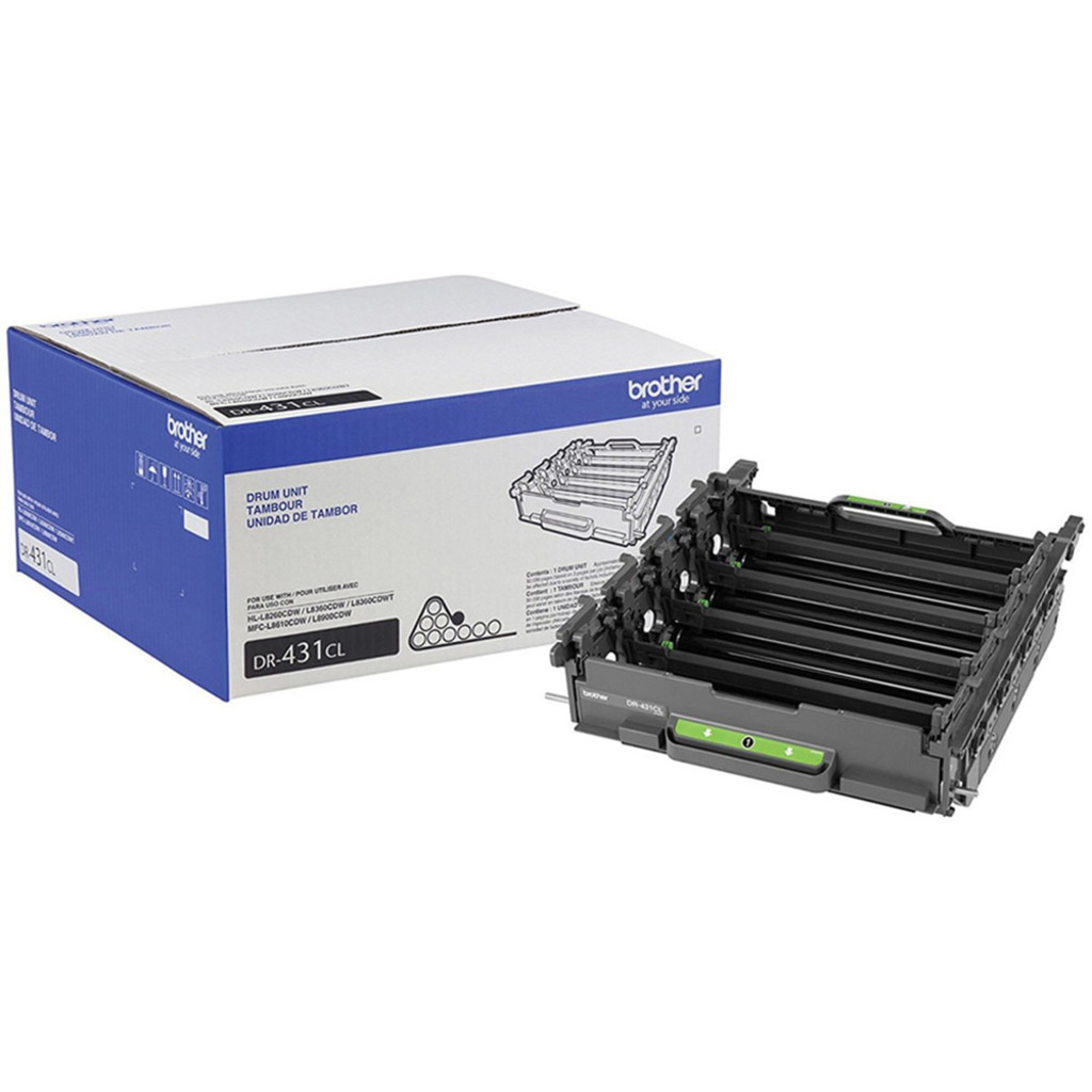 Cilindro Brother DR411CL Colorido Original para HLL8360CDW, MFCL8610CDW, MFCL8900CDW, MFCL9570CDW
