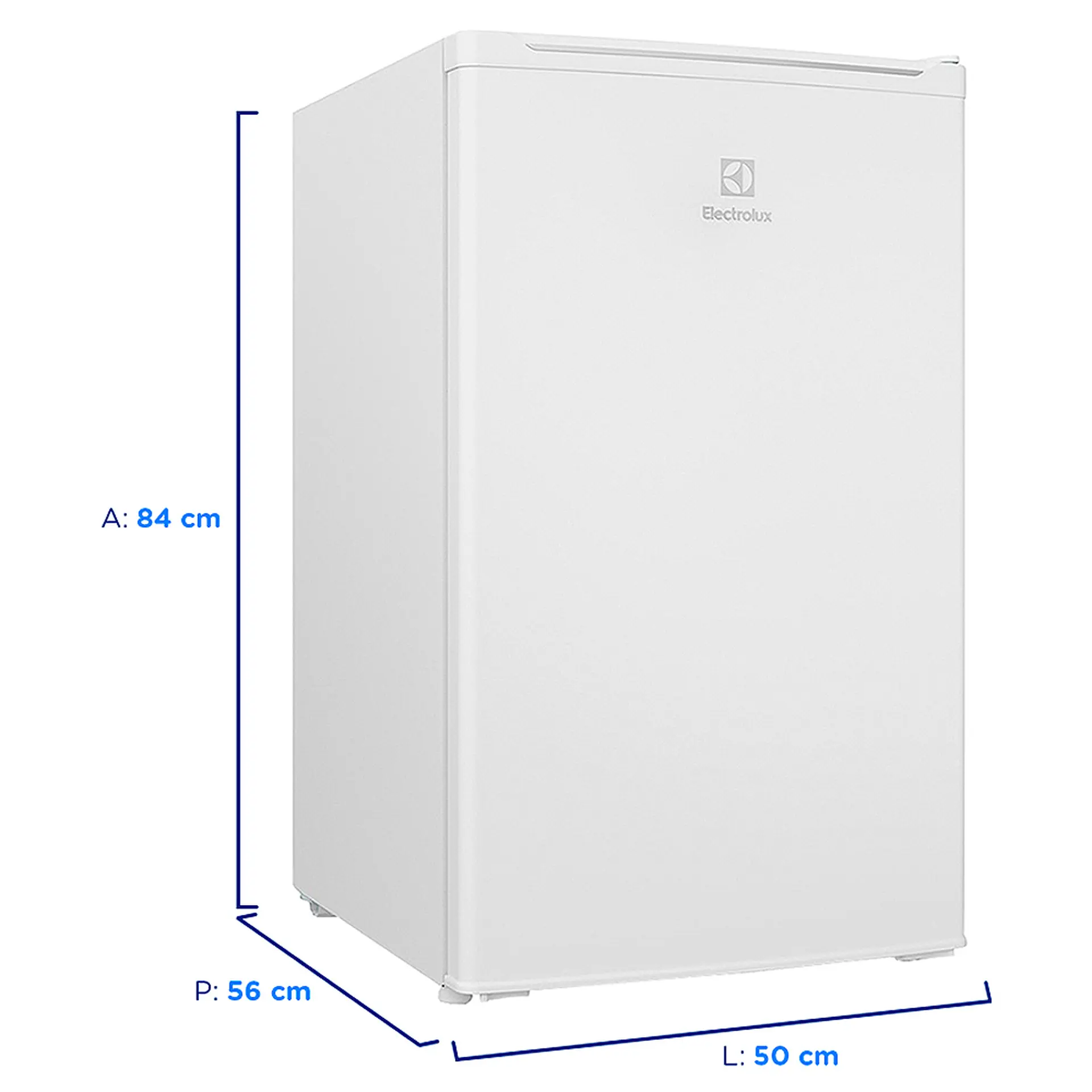 Frigobar Electrolux 122L 1 Porta Cycle Defrost EM120 com Porta Reversível - Branco - 110 Volts