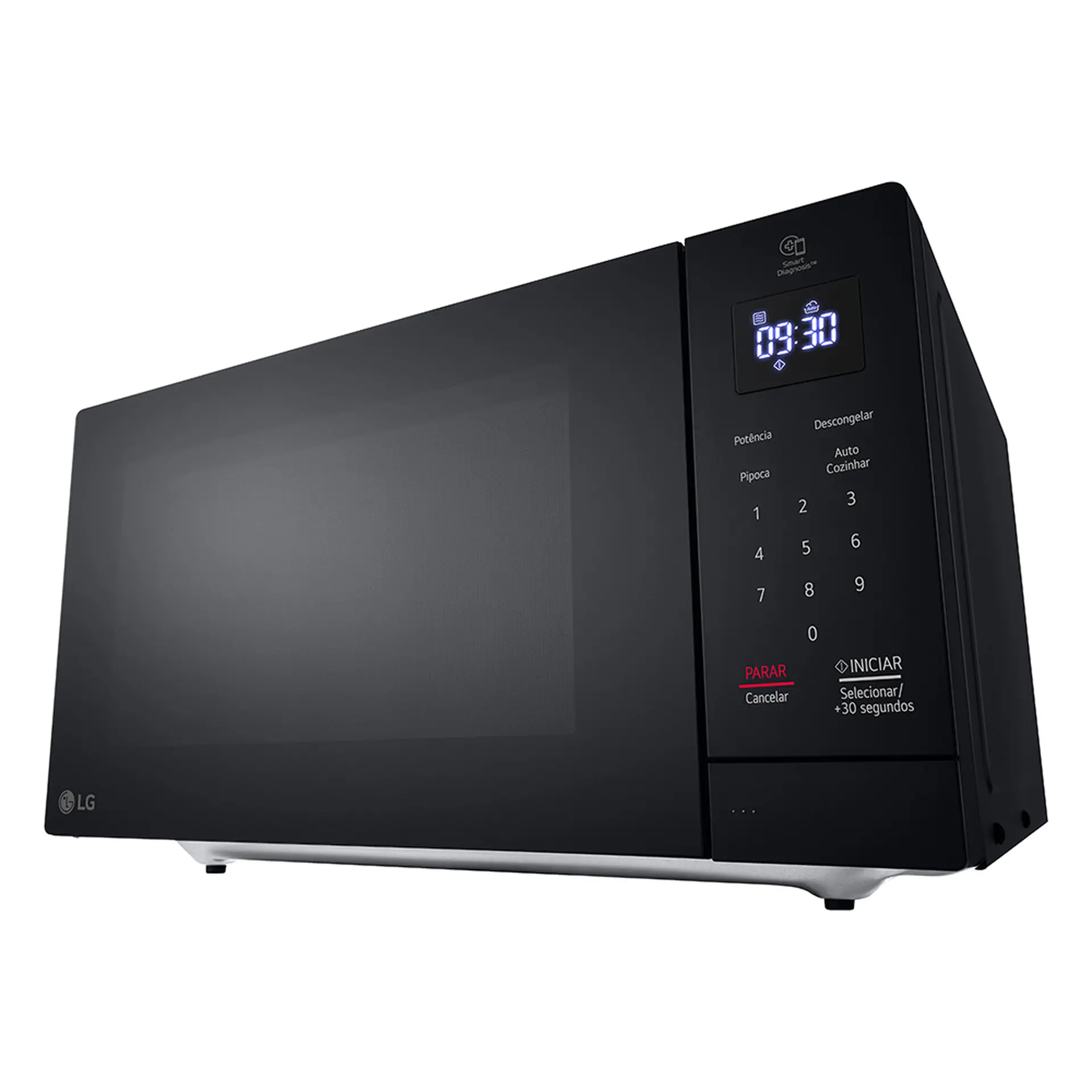 Micro-ondas de Bancada LG NeoChef 30L 800W Limpa Fácil MS3033DSA - Preto - 220 Volts
