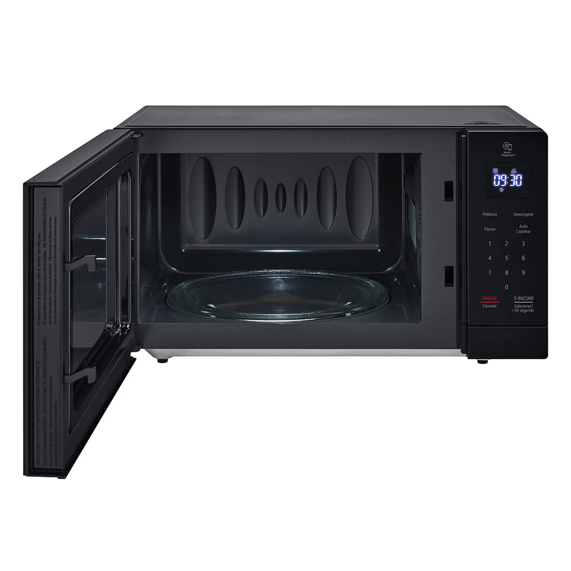 Micro-ondas de Bancada LG NeoChef 30L 800W Limpa Fácil MS3033DSA - Preto - 220 Volts