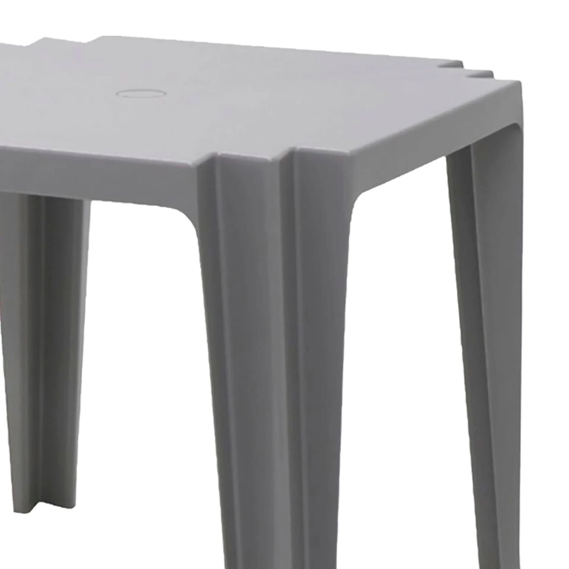 Mesa de Polipropileno Quadrada de 4 lugares Tambaú Tramontina - Cinza