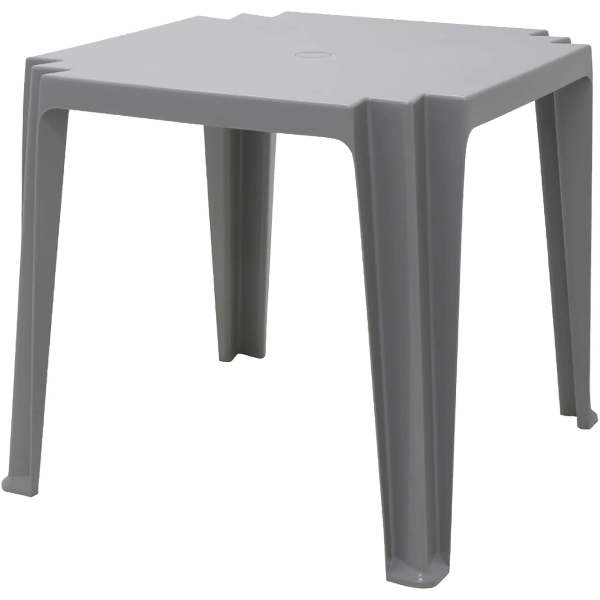 Mesa de Polipropileno Quadrada de 4 lugares Tambaú Tramontina - Cinza