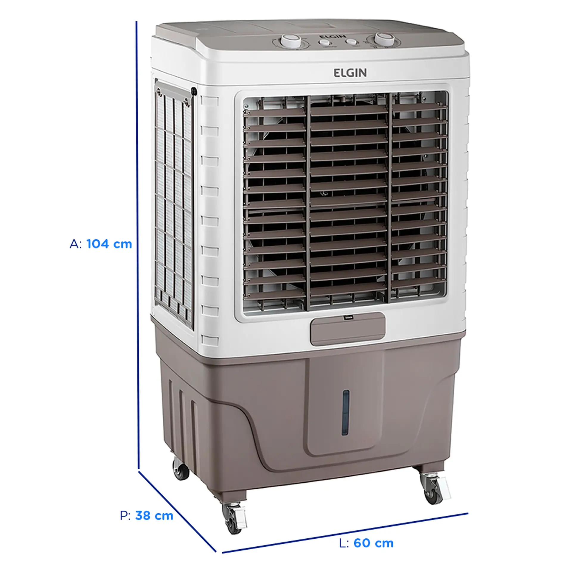 Climatizador de Ar Industrial Elgin Big Air 65L 3 Velocidades Timer - 110 Volts