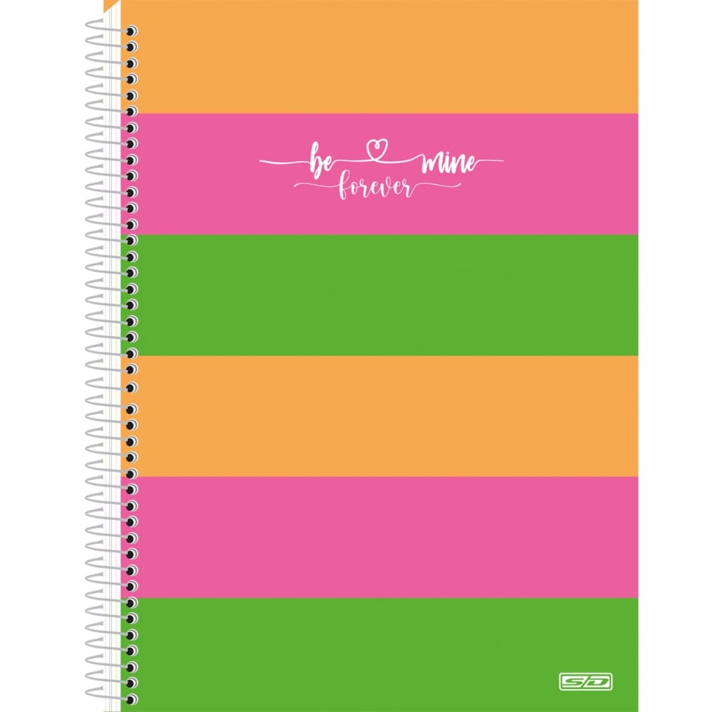 Caderno Universitário São Domingos Bemine Capa Dura Médio 80 Folhas 5x1 Sortido
