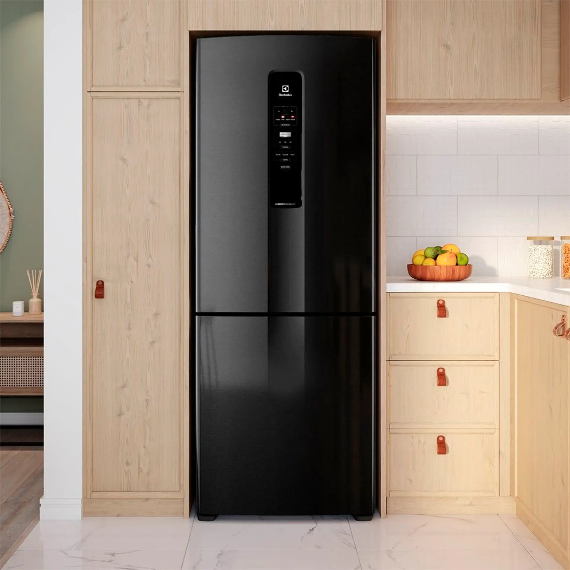 Geladeira Electrolux Frost Free 490L Efficient AutoSense Inverse IB7B - Preto - 110 Volts