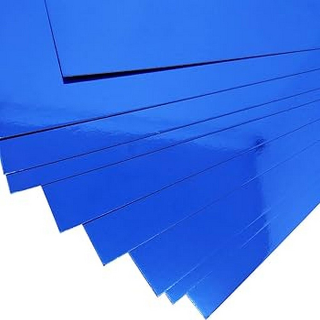 Papel Laminado A4 10 Folhas 250 Gramas Azul Masterprint - 302070045
