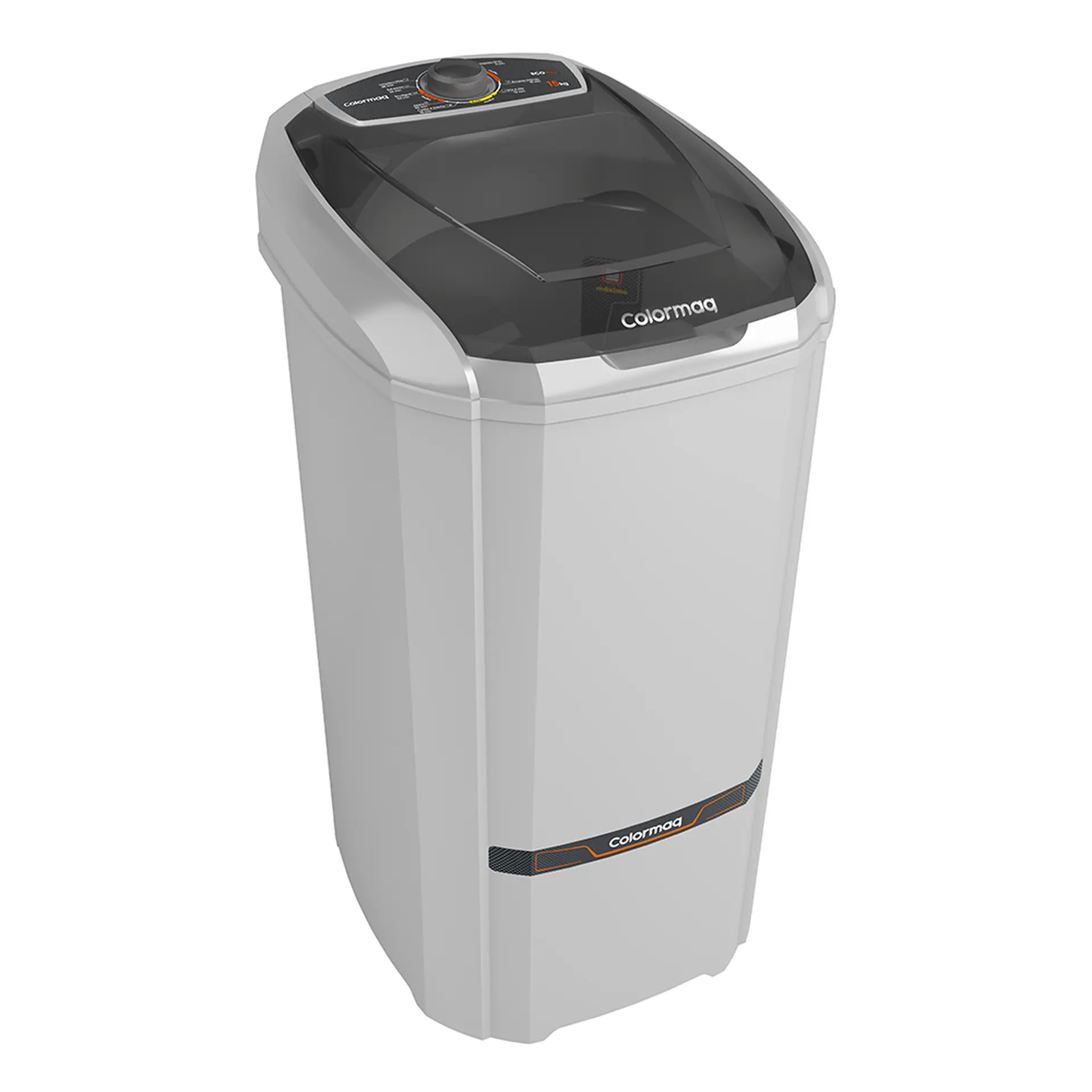 Tanquinho Colormaq EcoMax 15kg Semiautomático 8 Programas LCS15 - Prata - 110 Volts