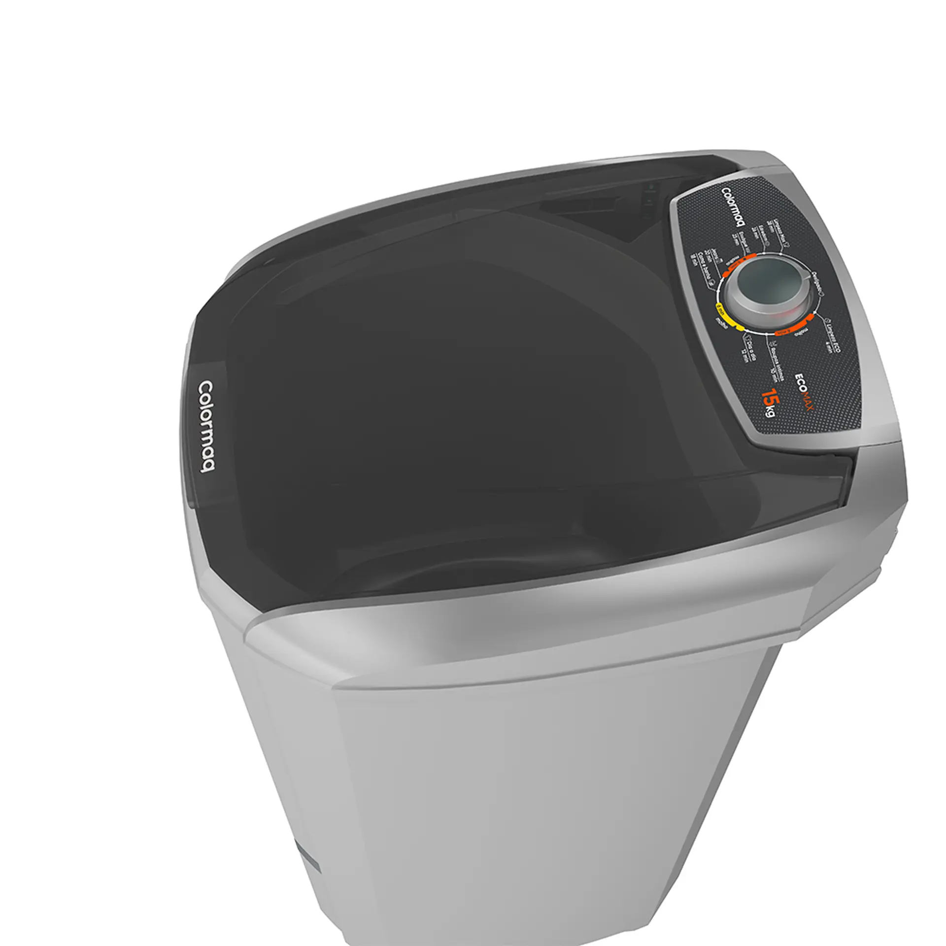 Tanquinho Colormaq EcoMax 15kg Semiautomático 8 Programas LCS15 - Prata - 110 Volts