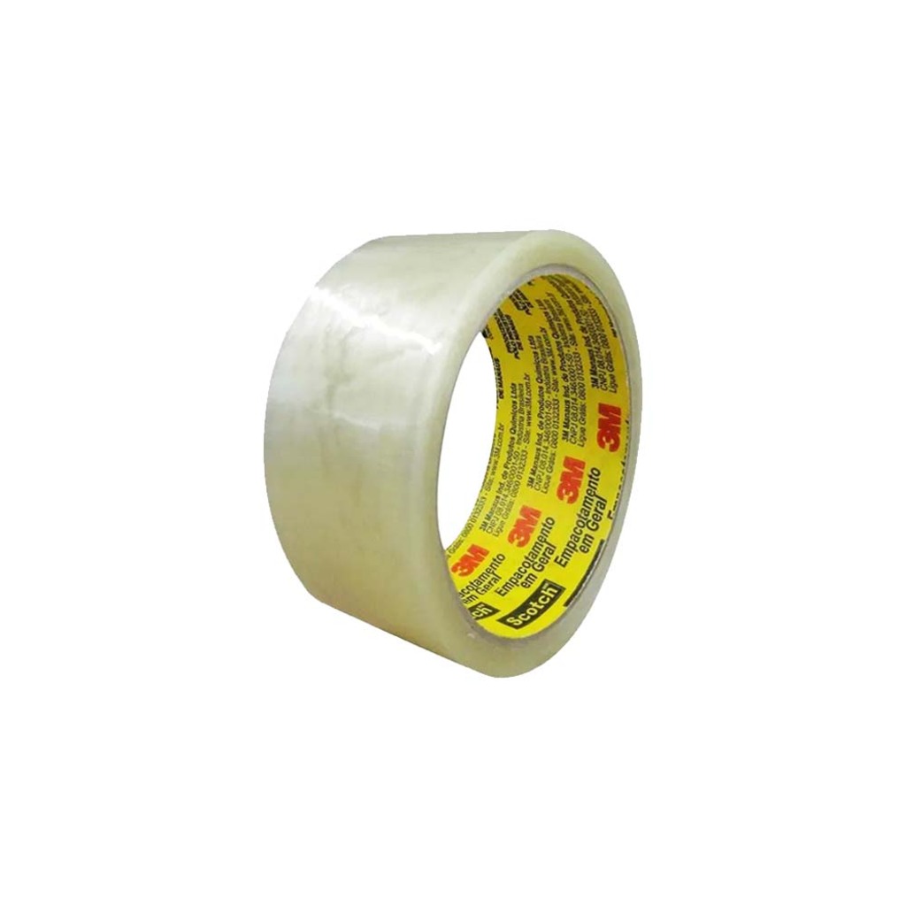 Fita Empacotamento Transparente 45mm x 45 Metros Pacote com 4 Unidades - Scotch - 3M - HB004031199