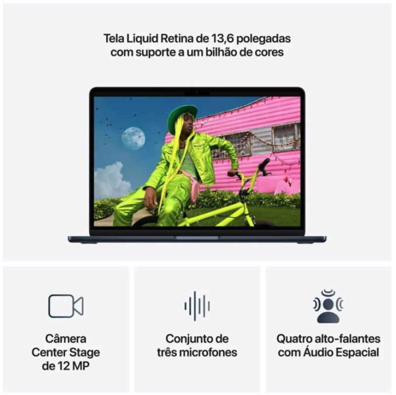 MacBook Air 13″ Chip M5 16 GB RAM 1 TB SSD Midnight