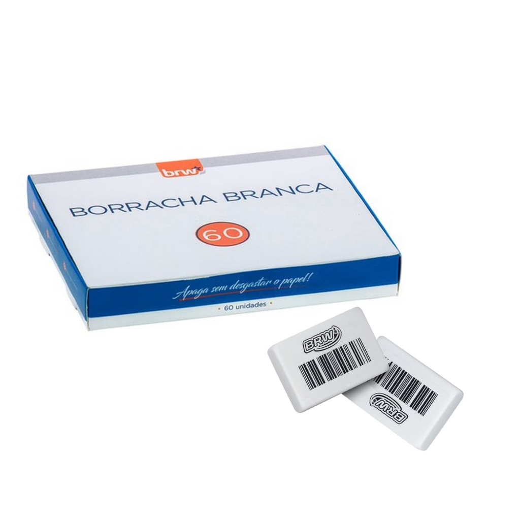 Borracha Branca N° 60 Caixa com 60 Unidades - BRW - BO0060